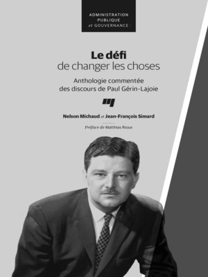 cover image of Le défi de changer les choses